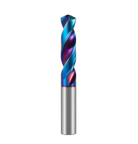 1/5 Stück Vsharp HRC65 NACO4-Beschichtung Vollhartmetall-Spiralbohrer Wolframstahlbohrer for Gusseisenlegierung Edelstahl Aluminium(11.9mm,1PCS) von MIKFESPO