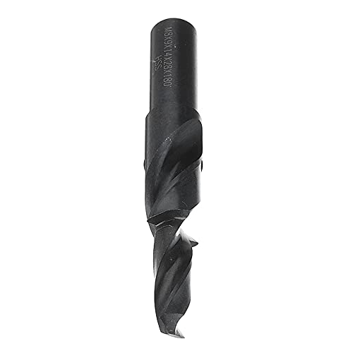 1 Stück M3-12 90/180 Grad HSS-6542 Twist Step Fasenbohrer Zweistufiger Senkbohrer Sub-Step Fasenbohrer(180 Degree,M12) von MIKFESPO