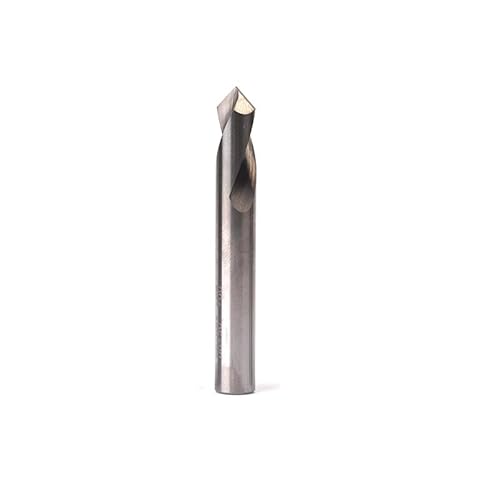 1PC 90 Grad Spot Bohrer HRC55 3MM 4MM 5MM 6MM 8MM 10MM maschine Loch Bohrer Anfasen Werkzeuge Wolfram Hartmetall Stahl for Alumi(6MMX50L) von MIKFESPO