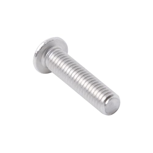 20/50/100pcs Stück M3 M4 M5 M6 M8 M10 M12 Rundkopf 316 A4 Edelstahl ISO7380 Sechskant-Innensechskant-Halbrundkopfschraube(10mm,50pcs M5) von MIKFESPO