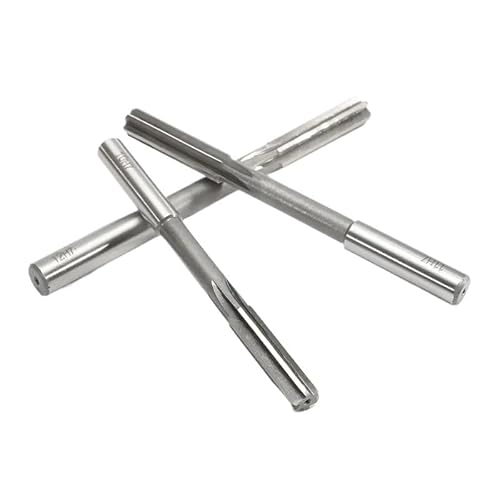 4/5/6/8/10 Stück 3–12 mm HSS-Maschinenreibahlen-Set H7 Zylinderschaft Fräsen Spannreibahle for Metall, Stahl, Aluminium(10Pcs 3-12mm) von MIKFESPO