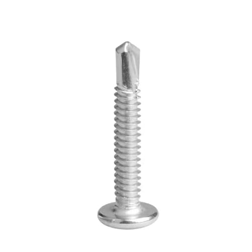 5–50 Stück M3,5,9 M4,2 M5, M6,3 304 Edelstahl Kreuzrundkopf selbstbohrende selbstschneidende Schraube selbstbohrender Schwalbenschwanzdraht(19mm,M3.9(20pcs)) von MIKFESPO