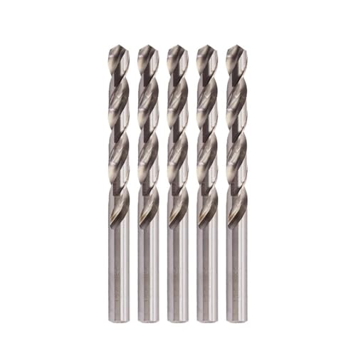 5 Stück 7,0–7,9 mm gerader Schaft Standardlänge HSS Twist Hochgeschwindigkeitsstahlbohrer-Set CNC-Bohrschneider(7.9mm) von MIKFESPO