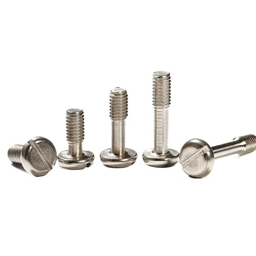 6 stück M5 M6 304 Edelstahl Flachkopfschraube Rundkopf Locking Schlitzschraube Handfest Rändelschraube verhindern(M6x20) von MIKFESPO