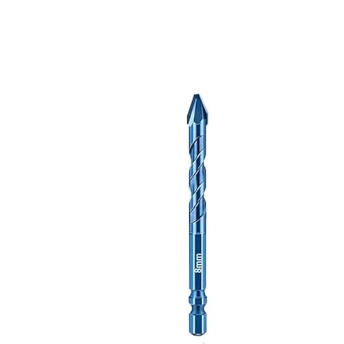 Bohrer, spezieller Exzenterbohrer mit krummem Kopf, Spiralbohrer, Beton-/Mauerwerks-/Glas-/Mauerwerksbohrer-Set for Bohren(5PCS) von MIKFESPO