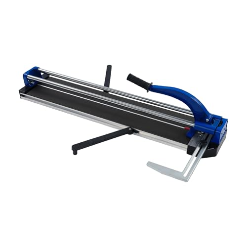 Premium Fliesenschneider – Manueller Keramikschneider Energiesparend&Umweltfreundlich Für Fliesen bis 80cm Breite & 15mm Dicke Ideal für DIY & Handwerker (Blau) von MIKIYUEER