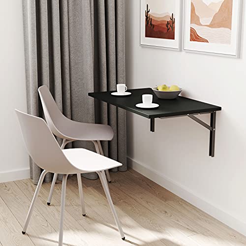 MIKON 65x65 | Wandklapptisch Klapptisch Wandtisch Küchentisch Schreibtisch Kindertisch | ANTHRAZIT von MIKON
