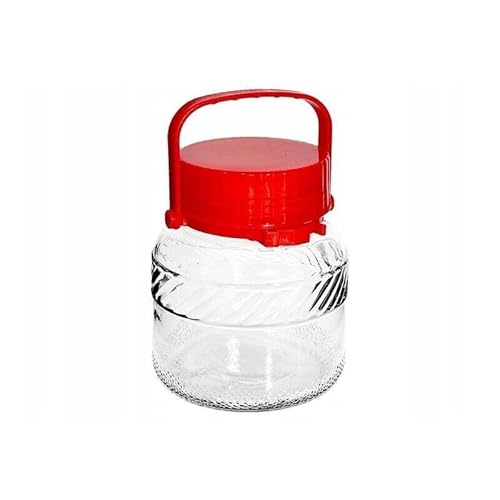 Gurkenglas Einmachglas Vorratsglas Einweckglas Einmachgläser Mit Deckel S6 (1 LITER) von MIKONI