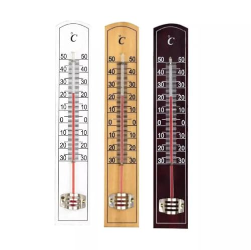 MIKONI 3-er Set analog Zimmerthermometer Außen Innen Thermometer HOLZ Holzthermometer, Gartenthermometer MD17 MIKONI 3-er Set analog Zimmerthermometer Außen Innen Thermometer HOLZ Holzthermometer, Gartenthermometer MD17 von MIKONI