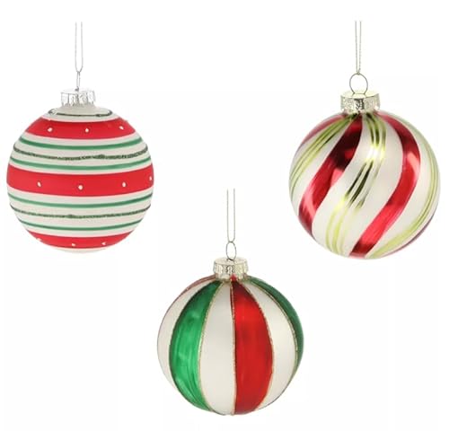 MIKONI 3er- Set Weihnachtskugeln Christbaumkugel aus Glas Christbaumschmuck Figuren Mundgeblasen Weihnachtsbaumkugeln BUNT Retro MIKONI 3er- Set Weihnachtskugeln Christbaumkugel aus Glas Christbaumschmuck Figuren Mundgeblasen Weihnachtsbaumkugeln BUNT Retro von MIKONI