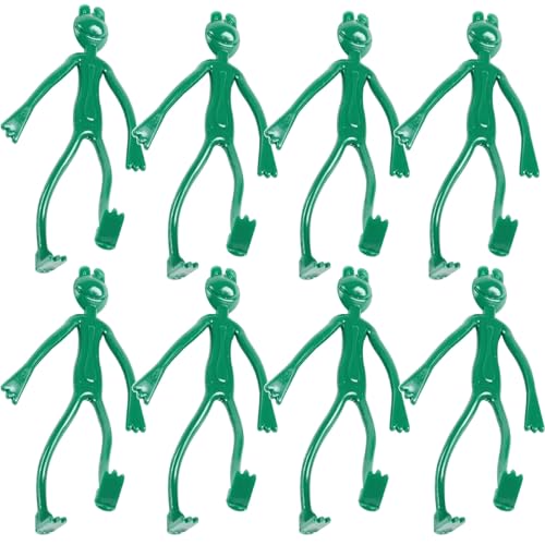 MIKONI Pflanzenclips Pflanzenklammern Klammern für Pflanzen Plant Clips Rankhilfen Verbinden Pfeffer Gurke ​Reben zur Unterstützung und Befestigung von Pflanze Kabelbinder Frosch (8) von MIKONI