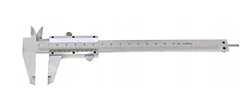 Edelstahl Messschieber, Präzisionsmessschieber mit Feststellschraube für Haushalt und Industrie Messung - 150mm von MIKONI