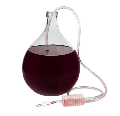 MIKONI Weinheber Set - Weinheber Abfüller Umfüller - PVC Schlauch, Glasröhrchen, Plastikklemme, Plastikpumpe - für Weinmacher - 2 m Schlauch, 8 mm Durchmesser - Bequemes Absaugen und Umgießen - MIKONI MIKONI Weinheber Set - Weinheber Abfüller Umfüller - PVC Schlauch, Glasröhrchen, Plastikklemme, Plastikpumpe - für Weinmacher - 2 m Schlauch, 8 mm Durchmesser - Bequemes Absaugen und Umgießen - MIKONI von MIKONI