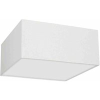 Deckenleuchte ALBION WEISS / BAUMWOLLE 2xE27 von MILAGRO