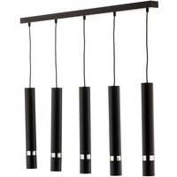 Gebraucht] Milagro Hängeleuchte Joker Pendelleuchte Deckenlampe Schwarz Silber Fünfflammig B-Ware von MILAGRO