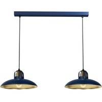 Hängelampe FELIX MARINEBLAU/GOLD 2xE27 von MILAGRO