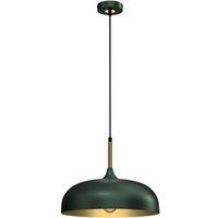 Hängelampe LINCOLN GRÜN/GOLD 1xE27 35cm von MILAGRO