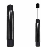 Hängelampe MARMOR SCHWARZ 1xGU10 von MILAGRO