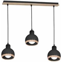 Hängelampe OVAL SCHWARZ 3xE27 von MILAGRO