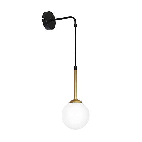 MILAGRO Wandleuchte Innen Wandlampe E14 Lampenfassung Leuchtmittel Wandbeleuchtung - PARMA 1 von MILAGRO