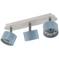 [NEUWERTIG] B-Ware Milagro Deckenstrahler Cloudy Deckenlampe Deckenleuchte Leuchte Dreiflammig Blau von MILAGRO