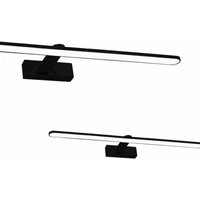 SPLASH SCHWARZE Wandleuchte 80cm 16W LED von MILAGRO