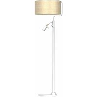 Stehleuchte MARSHALL WEISS / RATTAN 1xE27 + 1x mini GU10 Stehleuchte MARSHALL WEISS / RATTAN 1xE27 + 1x mini GU10 von MILAGRO