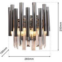 Wandleuchte 2x40W MADISON ML6936 Milagro von MILAGRO