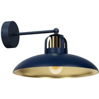 Wandleuchte FELIX MARINEBLAU/GOLD 1xE27 von MILAGRO