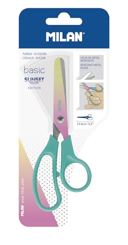 Blíster tijeras Basic edición Sunset, mango turquesa Blíster tijeras Basic edición Sunset, mango turquesa von MILAN
