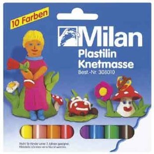 Knet Plastilin 10er Knet Plastilin 10er von MILAN