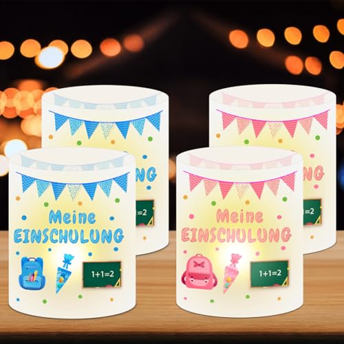 MILIAFLICK 12 Stück Windlicht Einschulung Tischdeko Einschulung Windlicht Deko Windlicht Einschulung Deko Einschulung Tischdeko Schulanfang Deko Endlich Schulkind Deko Geeignet Teelicht oder Kerzen MILIAFLICK 12 Stück Windlicht Einschulung Tischdeko Einschulung Windlicht Deko Windlicht Einschulung Deko Einschulung Tischdeko Schulanfang Deko Endlich Schulkind Deko Geeignet Teelicht oder Kerzen von MILIAFLICK