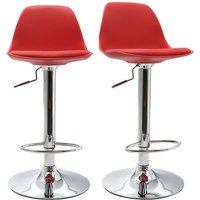 2 Design-Barhocker Rot steevy 2 Design-Barhocker Rot steevy von MILIBOO