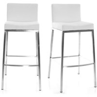 2er-Set Design-Hocker Weiß Epsilon 2er-Set Design-Hocker Weiß Epsilon von MILIBOO