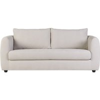 3-Sitzer-Schlafsofa aus sandfarbenem Samtstoff harlo von MILIBOO