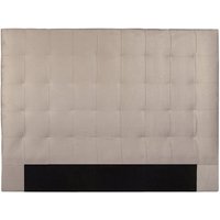 Bettkopfteil gepolstert taupefarbener Stoff 180 cm halciona von MILIBOO