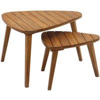 Couchtische aus Massivholz (2er-Set) elqui von MILIBOO