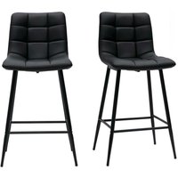 Design-Barhocker schwarz H65 cm (2er-Set) maxwell von MILIBOO