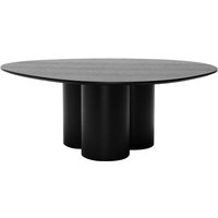 Design-Couchtisch aus schwarzem Holz B100 cm hollen - Schwarz von MILIBOO