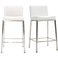 Design-Hocker 66 cm Weiß 2er-Set epsilon von MILIBOO