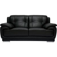 Design-Ledersofa schwarz zwei Plätze Büffelleder tamara von MILIBOO