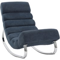 Miliboo - Design-Schaukelstuhl Stoff Hellgrau taylor von MILIBOO