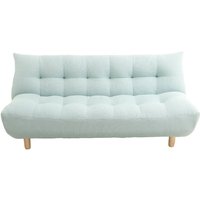 Design-Schlafsofa skandinavisch Grün und Eiche yumi von MILIBOO