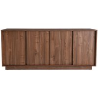 Design-Sideboard glänzend Walnussoptik L180 cm como von MILIBOO