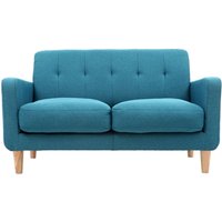 Design-Sofa skandinavisch blaugrüner Stoff 2-Sitzer LUNA von MILIBOO
