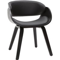 Miliboo - Design-Stuhl in Schwarz bent - Schwarz von MILIBOO
