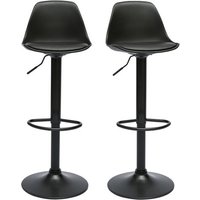 Design schwarze Barhocker (2er Set) steevy von MILIBOO