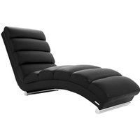 Liegestuhl/Design-Stuhl taylor Schwarz - Schwarz von MILIBOO