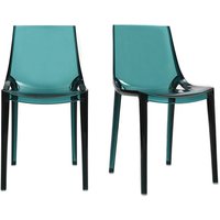 2er-Set Design-Stühle Wassergrün yzel - Blaues Öl von MILIBOO