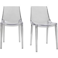 Miliboo - 2er-Set Durchsichtige Design-Stühle yzel Miliboo - 2er-Set Durchsichtige Design-Stühle yzel von MILIBOO